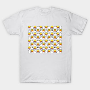 Halloween Ghosts and Candy Corn T-Shirt